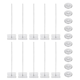 PATIKIL 150mm Perforated Insulation Pins with Round Washer,50 Sets 2in Insulating Nails Wall Plug for Fixing Foam Boards to Wall or Ceiling