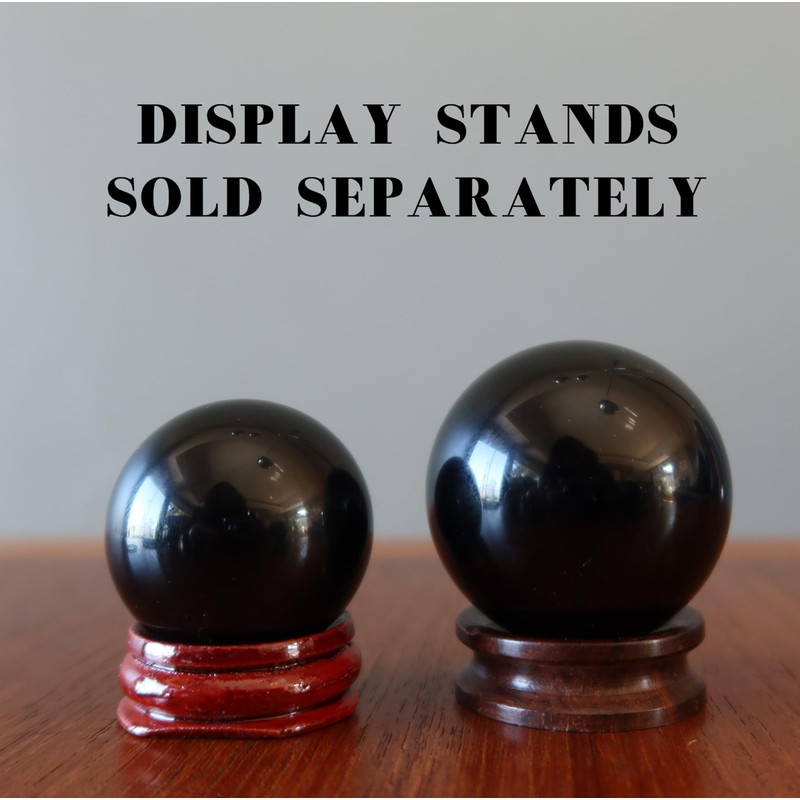 Black Obsidian Sphere Protection Crystal Ball 2.0-2.25 inch