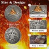 5pcs Dumpster Fire Challenge Coins The Strongest Steel is Forged