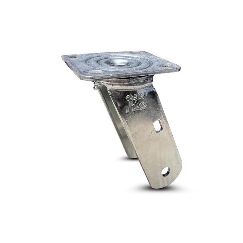 CasterHQ 8" x 2" Swivel Caster Fork | Heavy-Duty Yoke