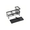 Stainless Steel Rustproof Self Draining Kitchen Sink Caddy Organiser with