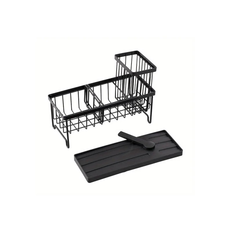 Stainless Steel Rustproof Self Draining Kitchen Sink Caddy Organiser with