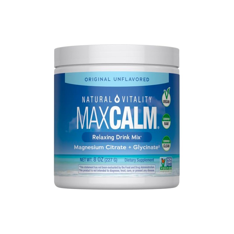 Natural Vitality Original Calm - Mezcla de bebida de magnesio,