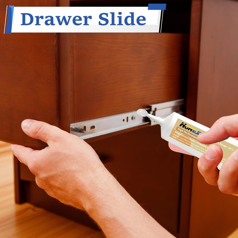 Horex 2pcs Drawer Slide Grease Cabinet Lubricant Door Hinge Window