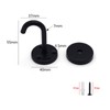 Ymaiss 6Packs Stainless Steel Mount Ceiling Hooks, Under-Shelf Coat Hook,Heavy