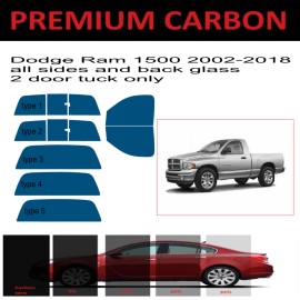 TintPro Premium Carbon Window Tint fits Dodge Ram 1500 2d truck 2002-2008 precut tint