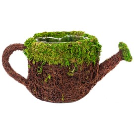 SuperMoss (55259) 5" Deco Watering Can Planter Basket, Small