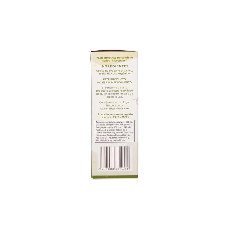 Aceite De Orégano Y Coco, Jarabe De Orégano Y Miel