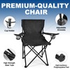 2 Pack Camping Chairs - Lightweight and Supportive Chairs for