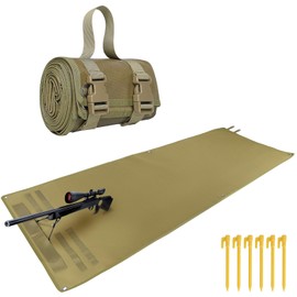 2win2buy Tactical Shooting Mat, Extra Large Hunting Shooting Mats Prone Padded Roll Up Portable Waterproof Hunting Mats Accessories Non-Slip Durable Shooting Rest for Shooters Range Rifle