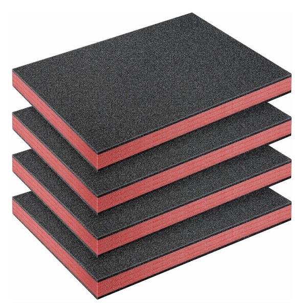 Outus 4 Pcs Cuttable Polyurethane Foam Pads Foam Sheets Craft