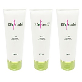 Ecosonic 에코소닉 초음파젤 튜브형 투명 200ml 3개 Ecosonic Ultrasonic Gel Tube Transparent 200ml 3ea