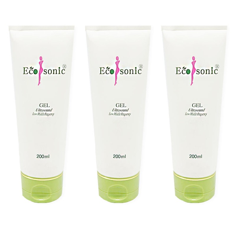 Ecosonic 에코소닉 초음파젤 튜브형 투명 200ml 3개 Ecosonic Ultrasonic Gel
