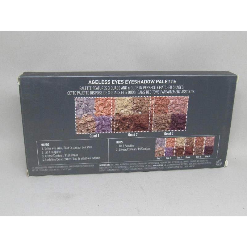 Mally Ageless Beauty Eyeshadow Palette, VI 12 Eyeshadows Double Ended
