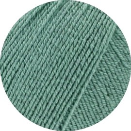 LANA GROSSA Meilenweit Cotton Bamboo | 4-Ply Bamboo Sock Classic, Machine Washable | Hand Knitting Yarn Made of 40% Cotton, 25% Virgin Wool, Viscose | 100 g Wool for Knitting & Crocheting | 420 m Yarn
