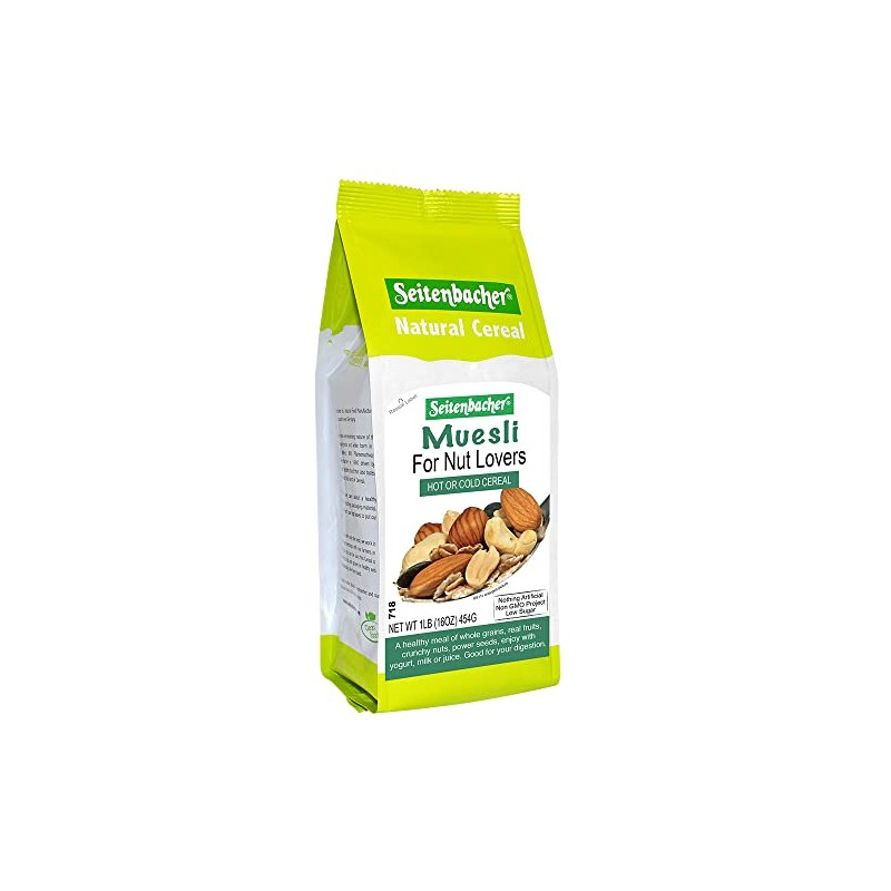 Seitenbacher Muesli #4 Nut Lovers, 16 Ounce, Pack of 6
