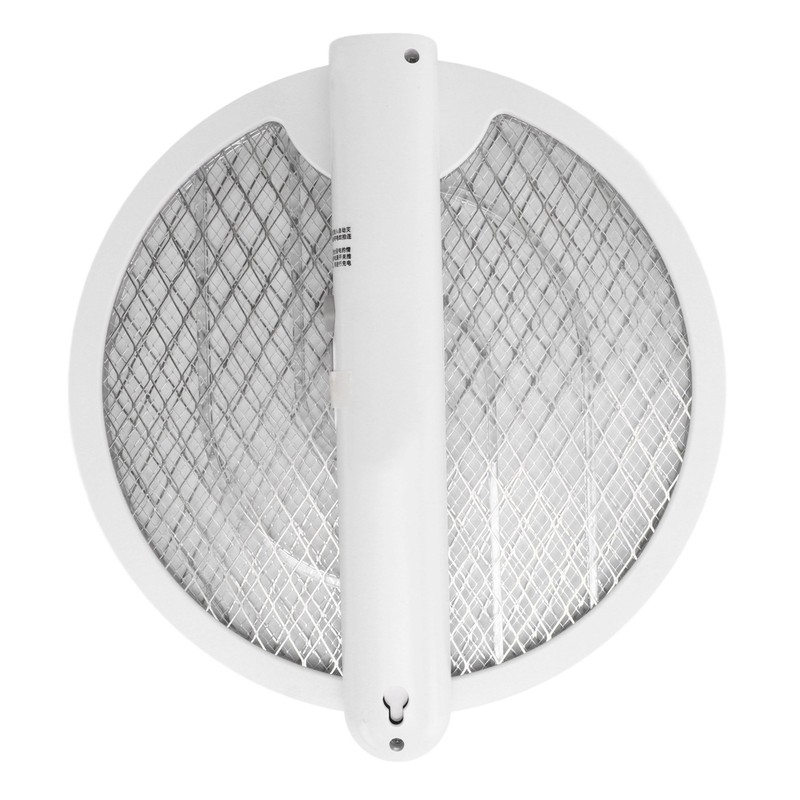 2 in 1 Electric Fly Swatter Rotatable Fly Killer Light