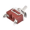 Heschen Metal Toggle Switch, RT1021, SPST, Maintained ON/OFF 2 position