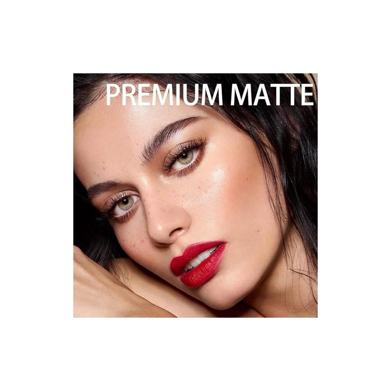 Set de Labiales 12 Piezas, Set de Brillo Labial Mate