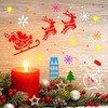 24 Pieces Christmas Stencils Template Reusable Plastic Craft Painting Stencils