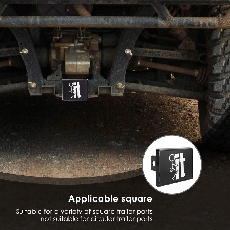 TOCCOOL Trailer Hitch Cover Square Hook Protector for SUV Off-Road