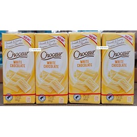 Choceur Smooth & Creamy European White Chocolate 7oz 200g (Four Bags)