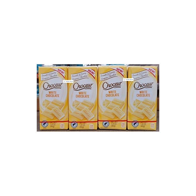 Choceur Smooth & Creamy European White Chocolate 7oz 200g (Four