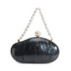 BRYCTSISEN Acrylic Shell Shaped Handbag (Black)