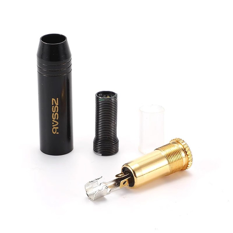 HangTon 2pack 2.5mm Female Jack Connector Cable Extension Adapter for