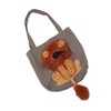 Pet Canvas Shoulder Bag Breathable Portable Pet Outing Shoulder Bag