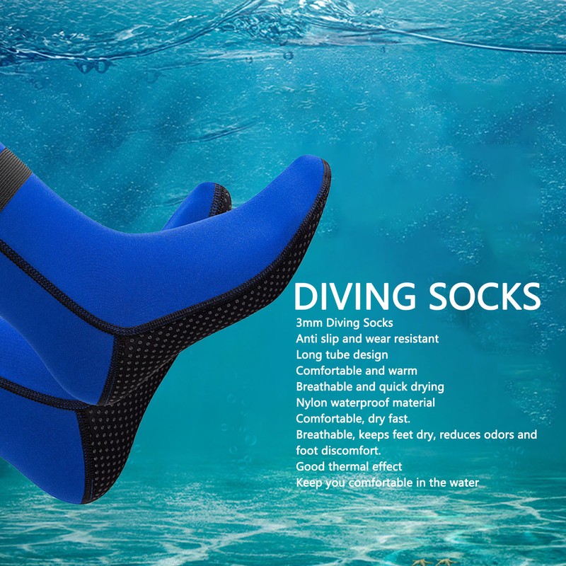 3mm Diving Socks Anti Slip Wear Resistant Comfortable Thermal Beach