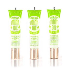 Broadway Vita-Lip brillo de labios transparente de 0.47 onzas, 3 unidades, aceite de menta, coco y escaramujo