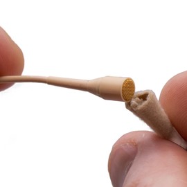 URSA Soft Sleeves - Reusable, Low Profile 6mm Sleeves for Hiding LAV Mics (x1 Black, Beige & White MultiPack)