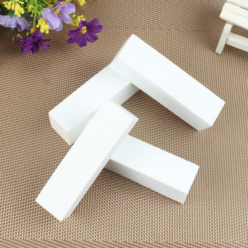 Soleebee 20 Pack White Nail Buffer Block 4 Way Sanding