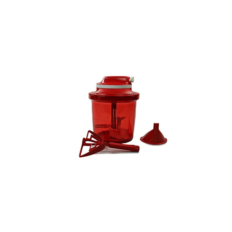 Tupperware Chef Extra Chef Supersonic 1.35 L Red Chef Chopping