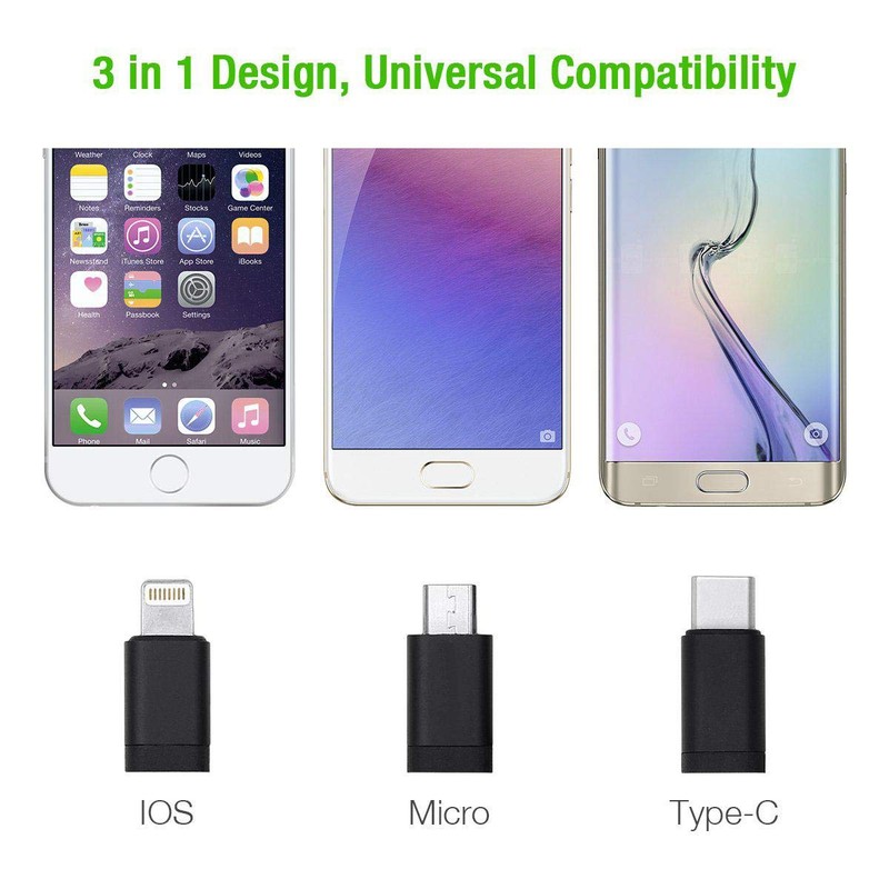 BoxWave Cable Compatible with Razer Edge 5G - AllCharge 3-in-1