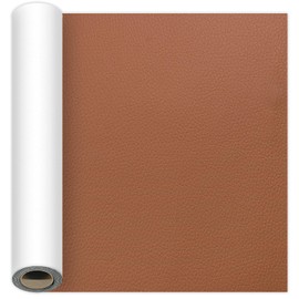 Brown Self-Adhesive Leather Repair, 15.7×47 Inch Leather Repair Tape for Furniture, Vinyl Leather Repair Kit for Car Seat, Office Chairs, Couch, Kitchen 1 Roll