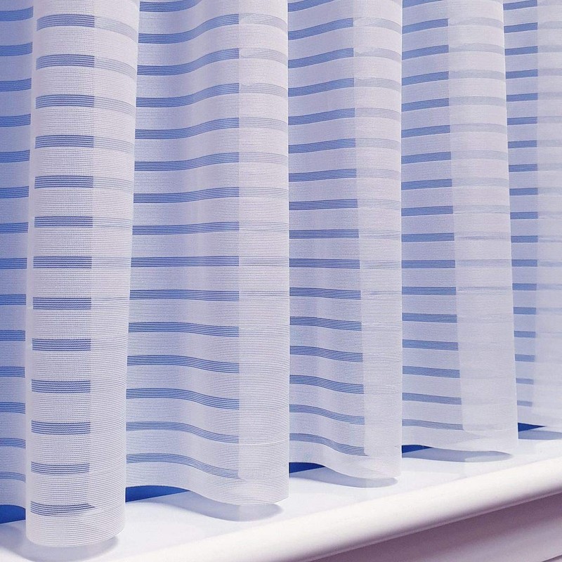 John Aird Paris Horizontal Design Net Curtain - Sold By