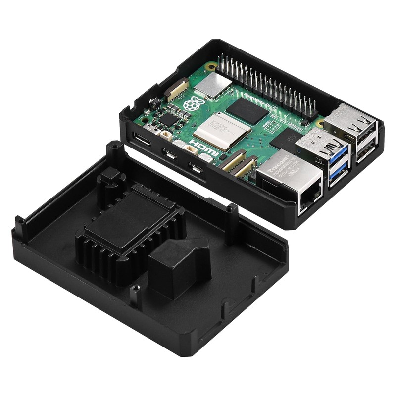 iUniker Metal Case for Raspberry Pi 5, Heavy Duty Passive