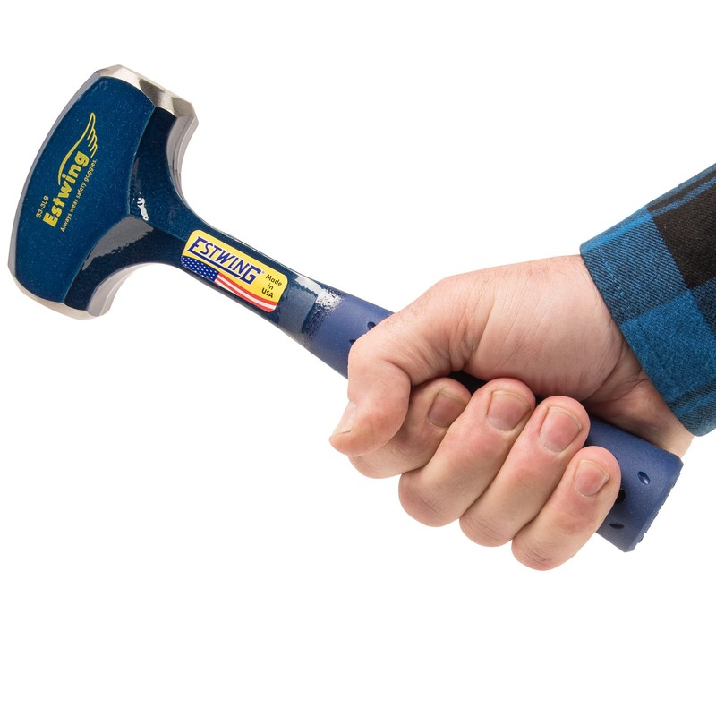 ESTWING Drilling/Crack Hammer - 3-Pound Sledge with Forged Steel Construction