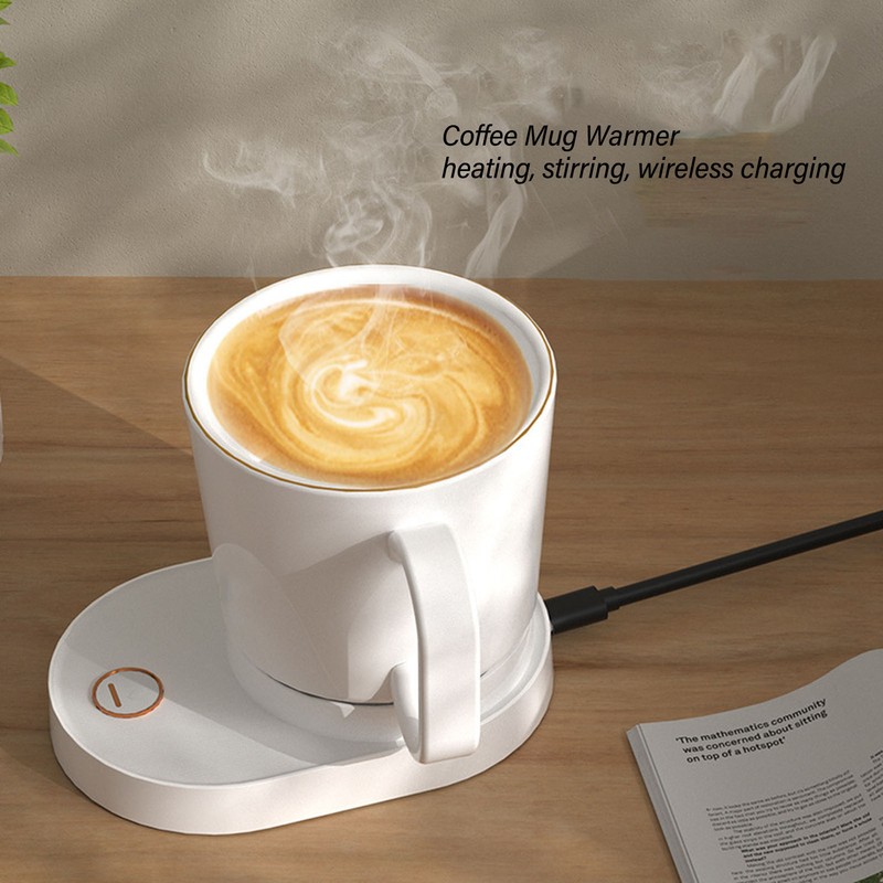 Smart Coffee Warmer Type C Interface Constant Temperature Auto Stirring