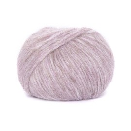 Pullu - Baby Alpaca Merino Wool Yarn Set of 3 Skeins (150 grams) Worsted Weight - Sourced Directly from Peru - Heavenly Soft and Perfect for Knitting and Crocheting (Lilac Rose)