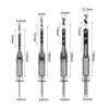WSOOX Square Hole Drill Bits for Wood, Woodworking Hole Saw