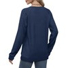 Saloogoe Long Sleeve Tops for Women 2023 Casual Crewneck Sweatshirts