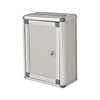 yuksok Small Suggestion Box with Lock Organizer Letter Box Multipurpose