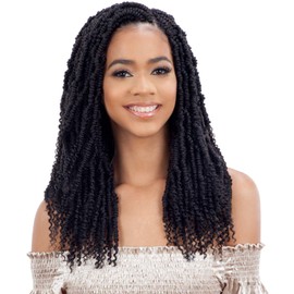 MULTI PACK DEALS! Model Model Synthetic Hair Crochet Braids Glance 2X Bomb Twist 14" (1-PACK, 1B)