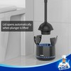 MR.SIGA Toilet Plunger with Holder, Heavy Duty Toilet Plunger and