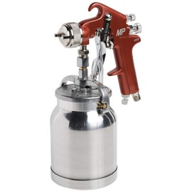 Astro Pneumatic Tool 4008 Spray Gun with Cup - Red Handle 1.8mm Nozzle