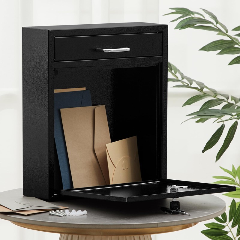 Yaocom Locking Mailbox with Key for Outdoor 14 x 12