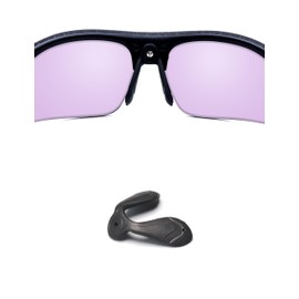 Handwith 1 Pair Soft Silicone Sunglass Nose Pads for Rudy Project Rydon/Zyon/Fotonyk, Push-in Anti-Slip Comfort Fit Glasses Nose Piece Nose Guard Replacement Kit Black